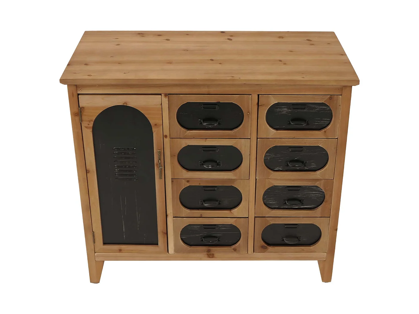 Commode de pharmacien MCW-O63,  Corps naturel