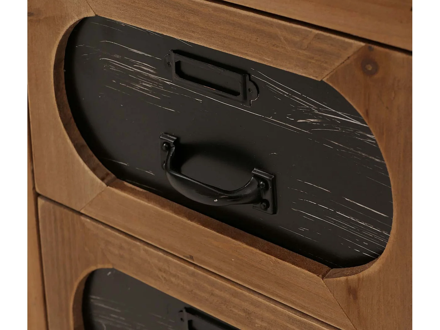 Commode de pharmacien MCW-O63,  Corps naturel