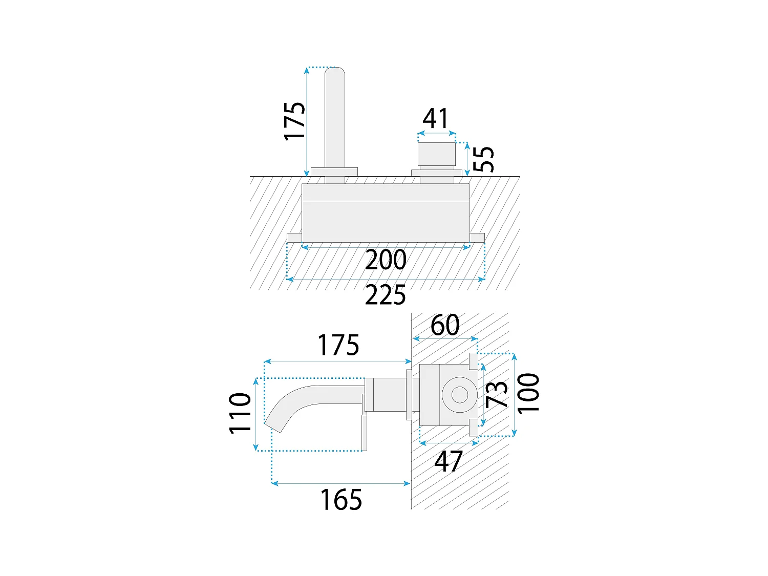 Torneira Para Lavatório Rea Argon Brush Copper