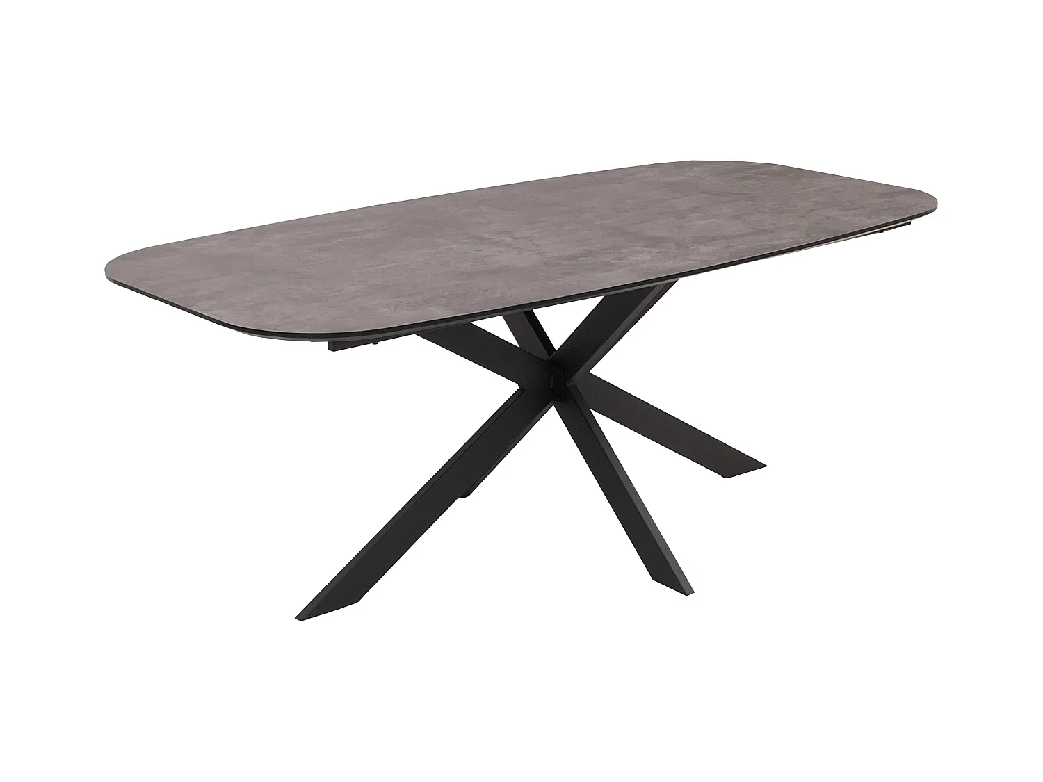 Eettafel MCW-O56,  grijze steenlook