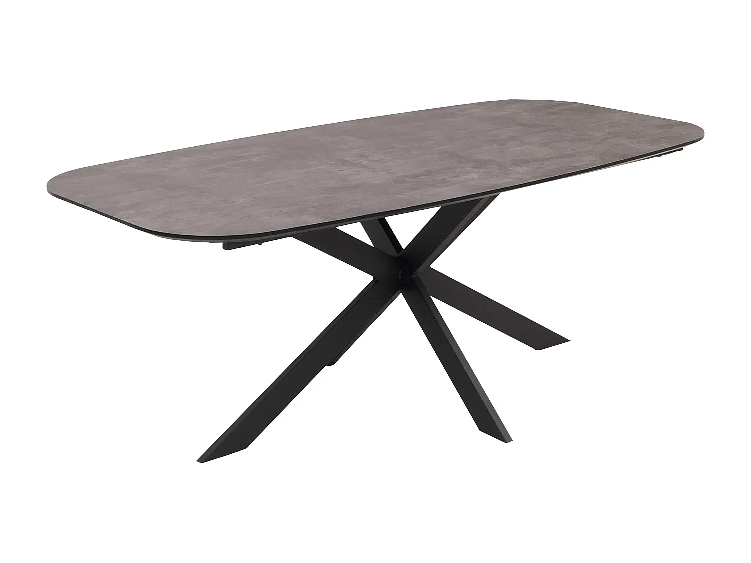 Stół do jadalni MCW-O56,  szary wygląd kamienia