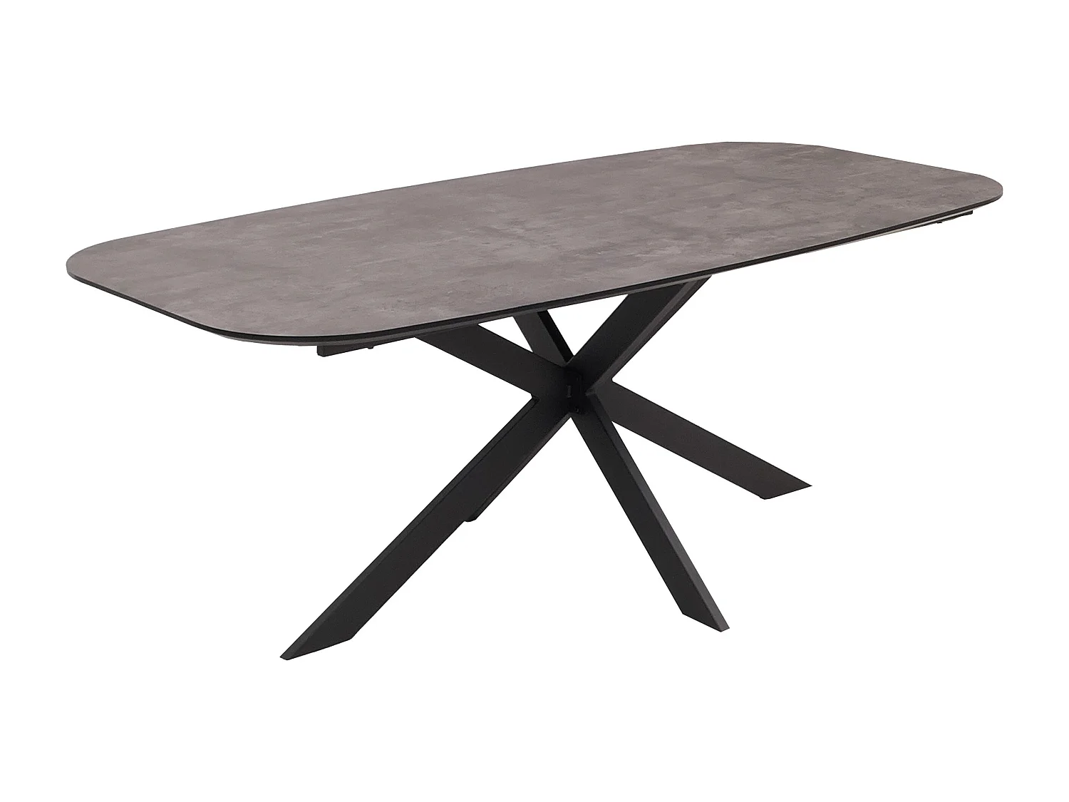 Spisebord MCW-O56,  grå stenlook
