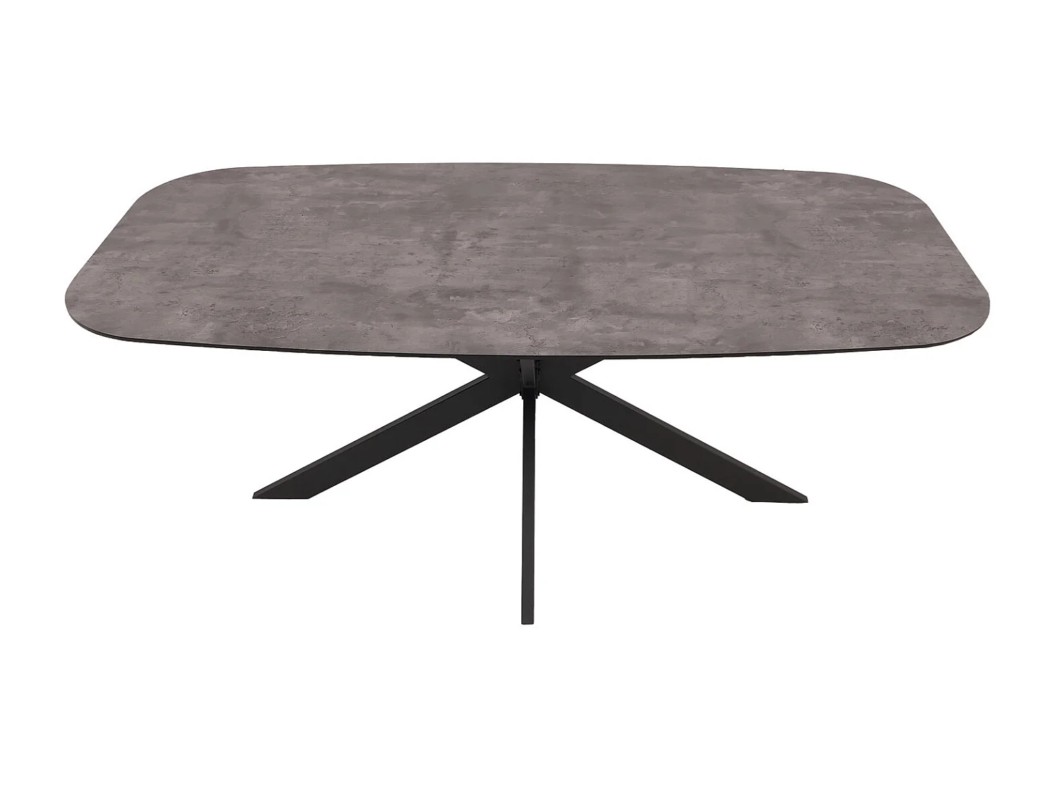 Spisebord MCW-O56,  grå stenlook