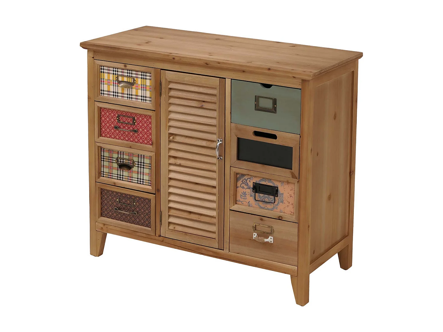 Commode de pharmacien MCW-O63,  Corps naturel