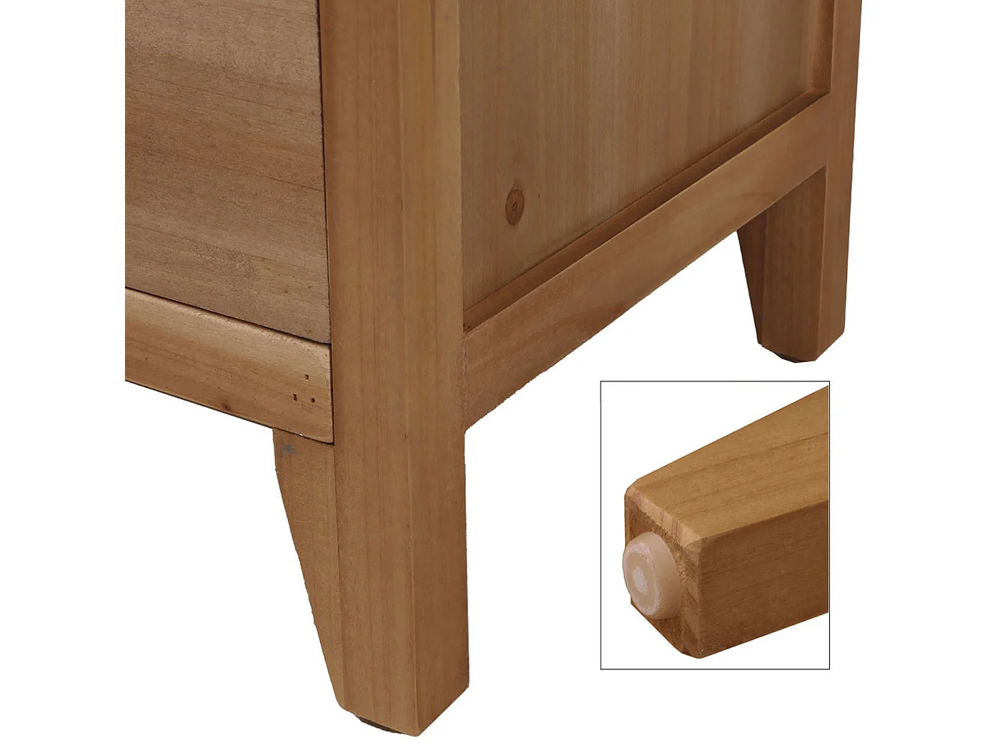 Commode de pharmacien MCW-O63,  Corps naturel