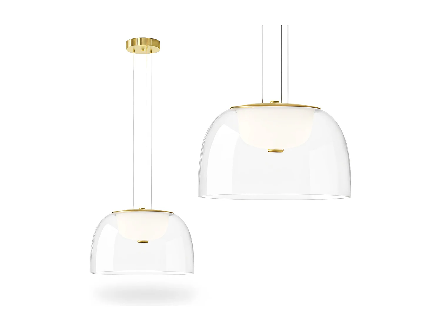 Hangende Plafondlamp Toolight App1690-1Pc B Led Gold