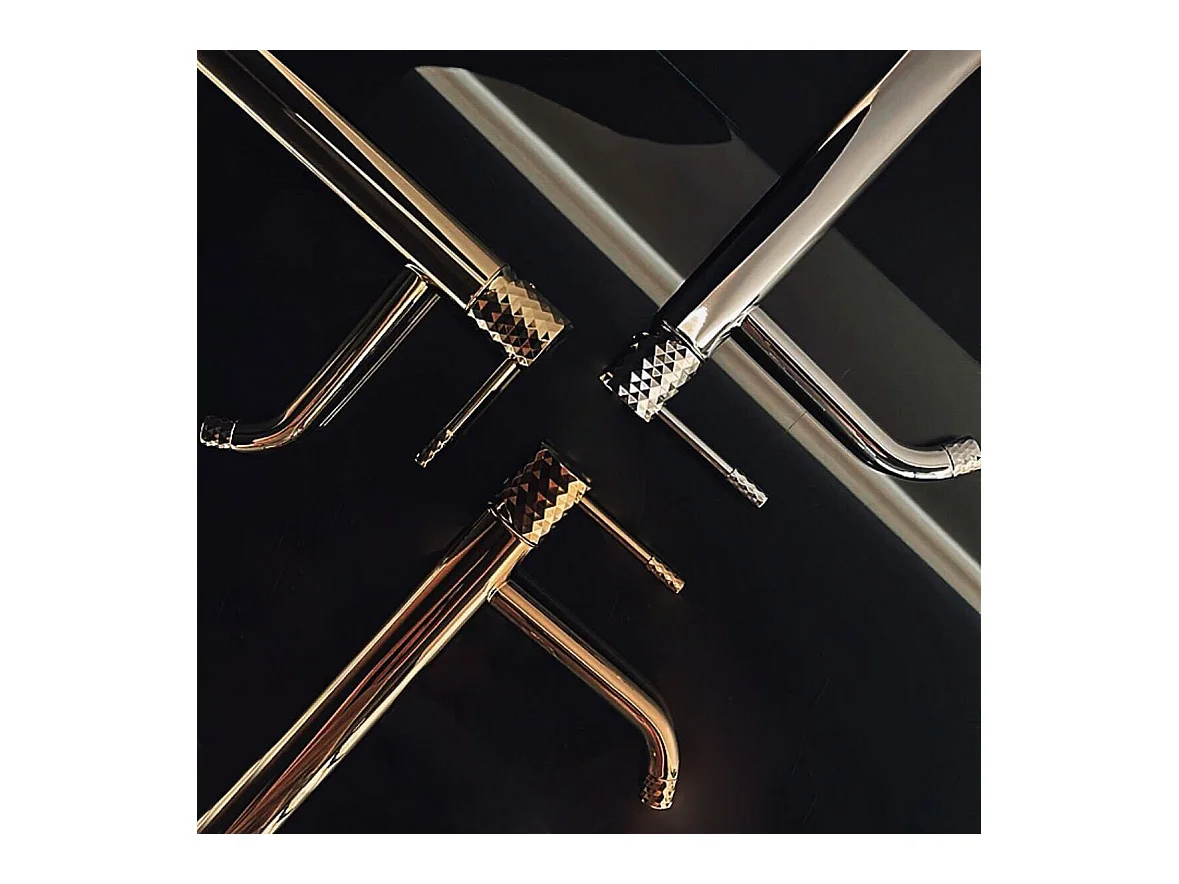 Torneira Para Lavatório Rea Lungo Diamond High Copper