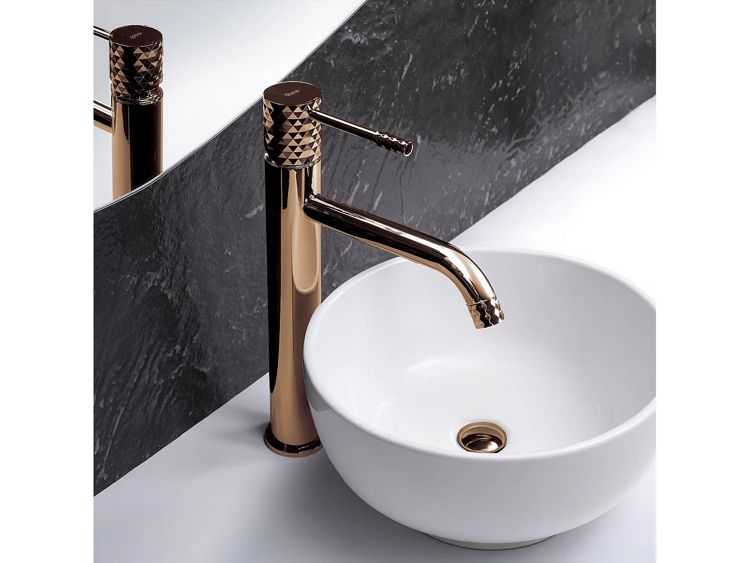 Robinet De Lavabo Rea Lungo Diamond High Copper