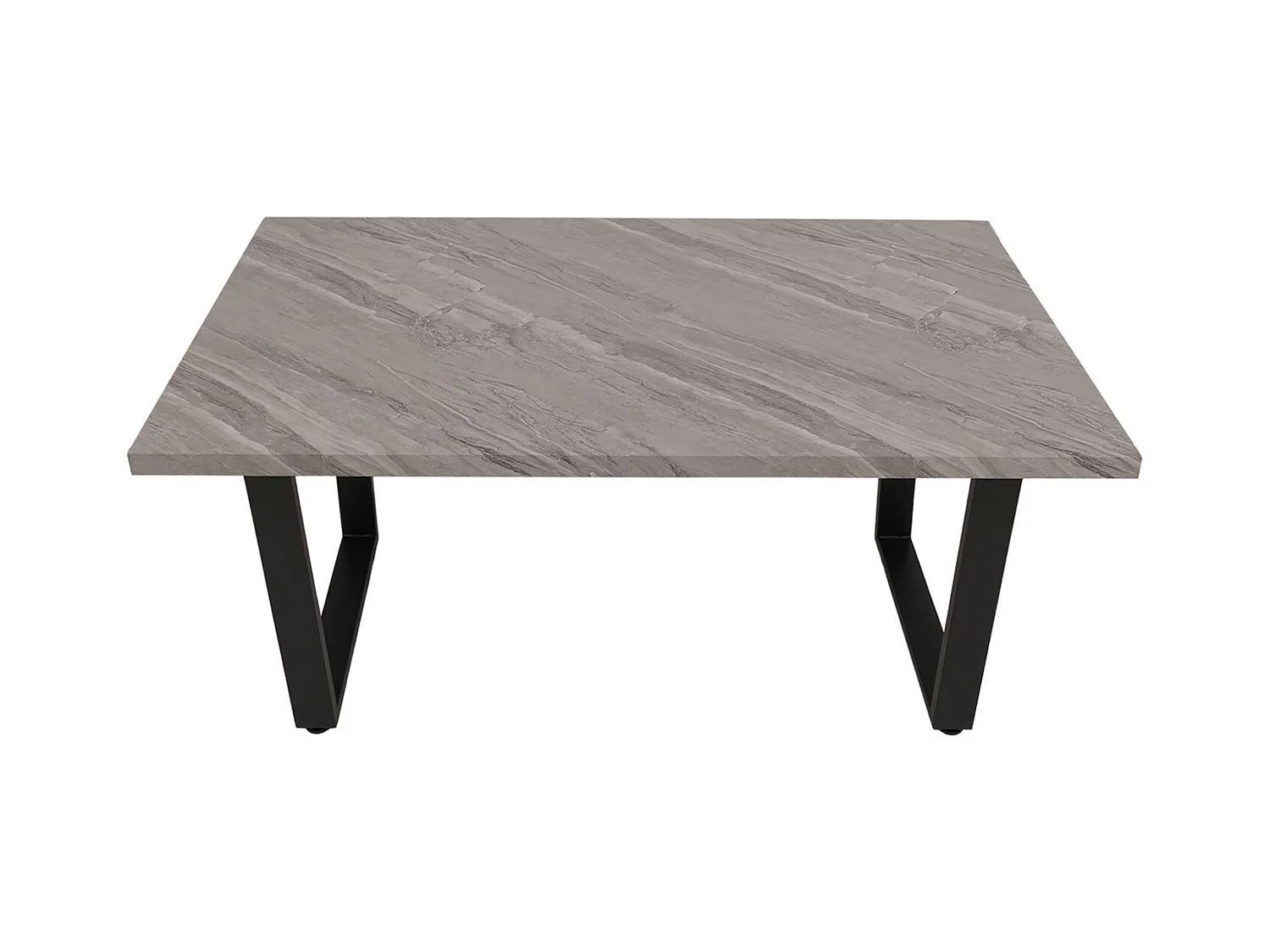 Stół do jadalni MCW-O61,  wygląd marmuru szary
