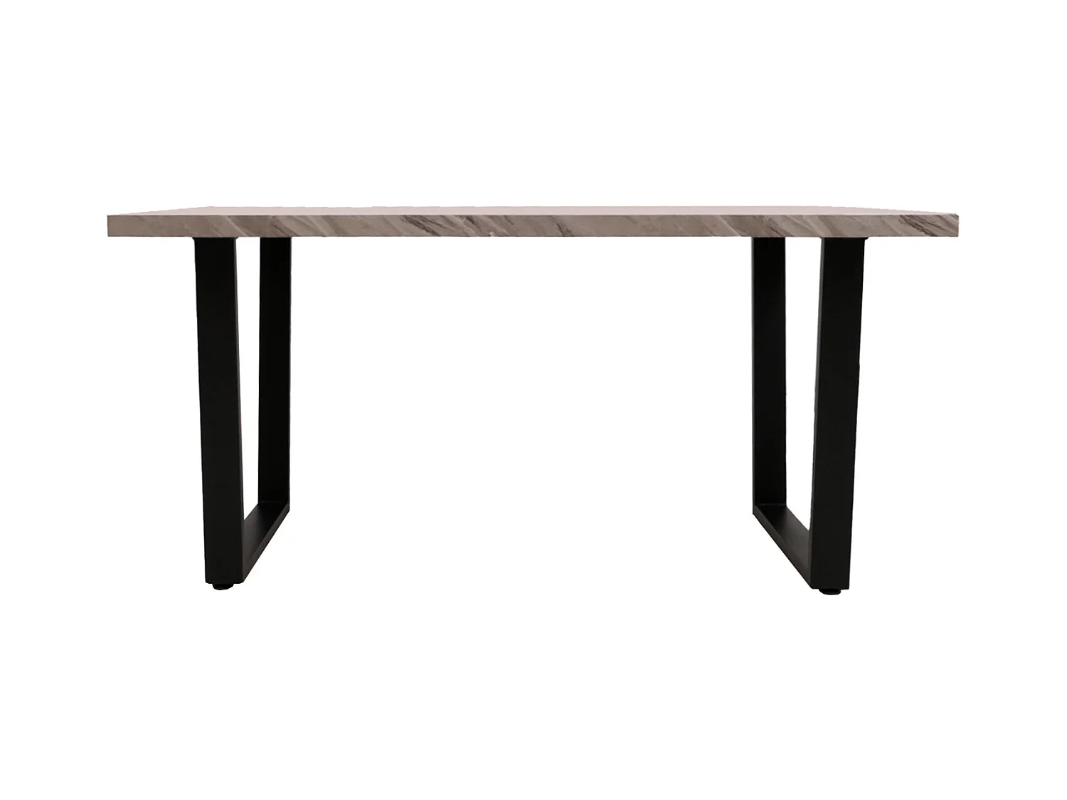 Stół do jadalni MCW-O61,  wygląd marmuru szary