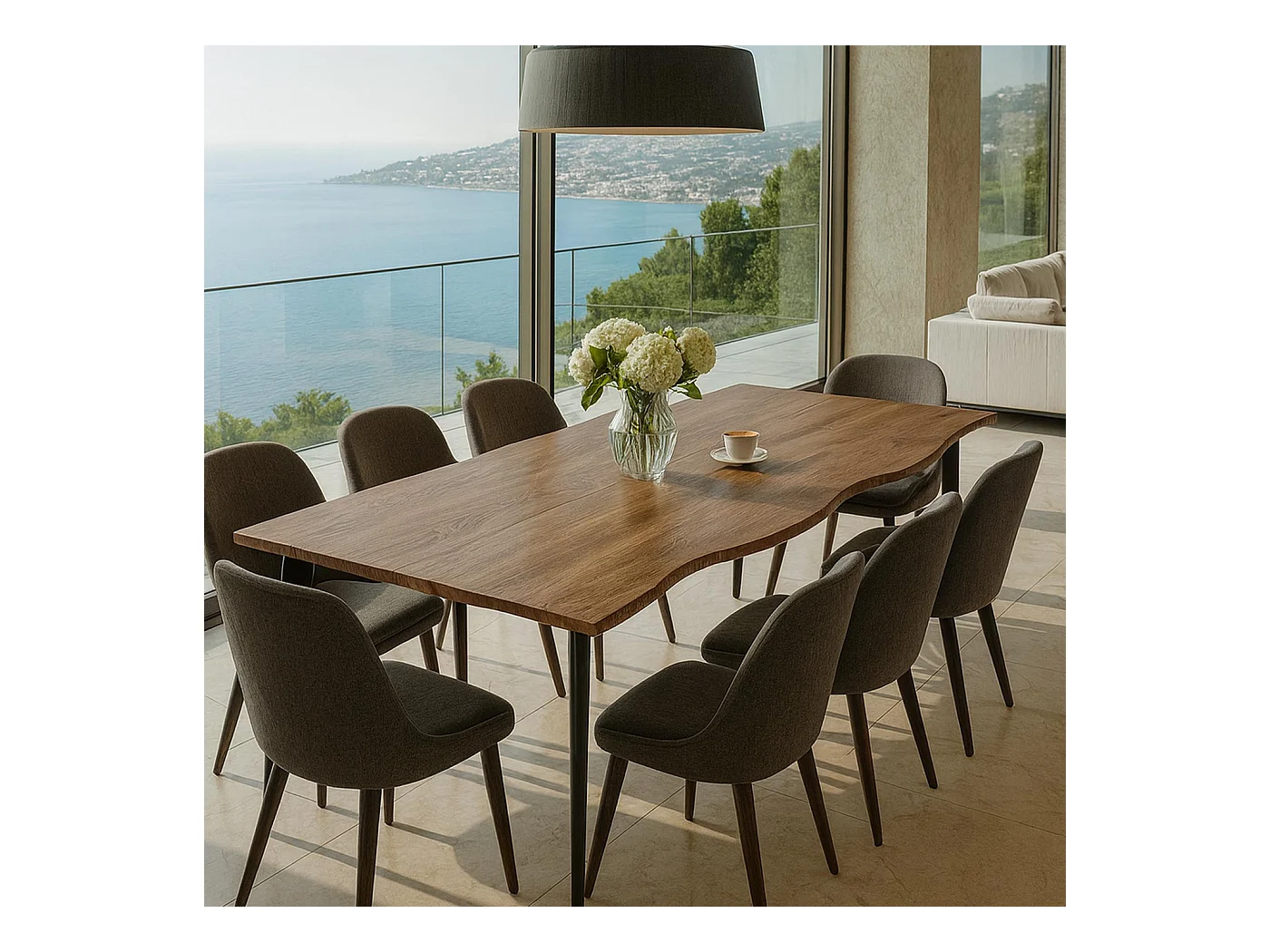 Eettafel MCW-O60,  licht eikenlook