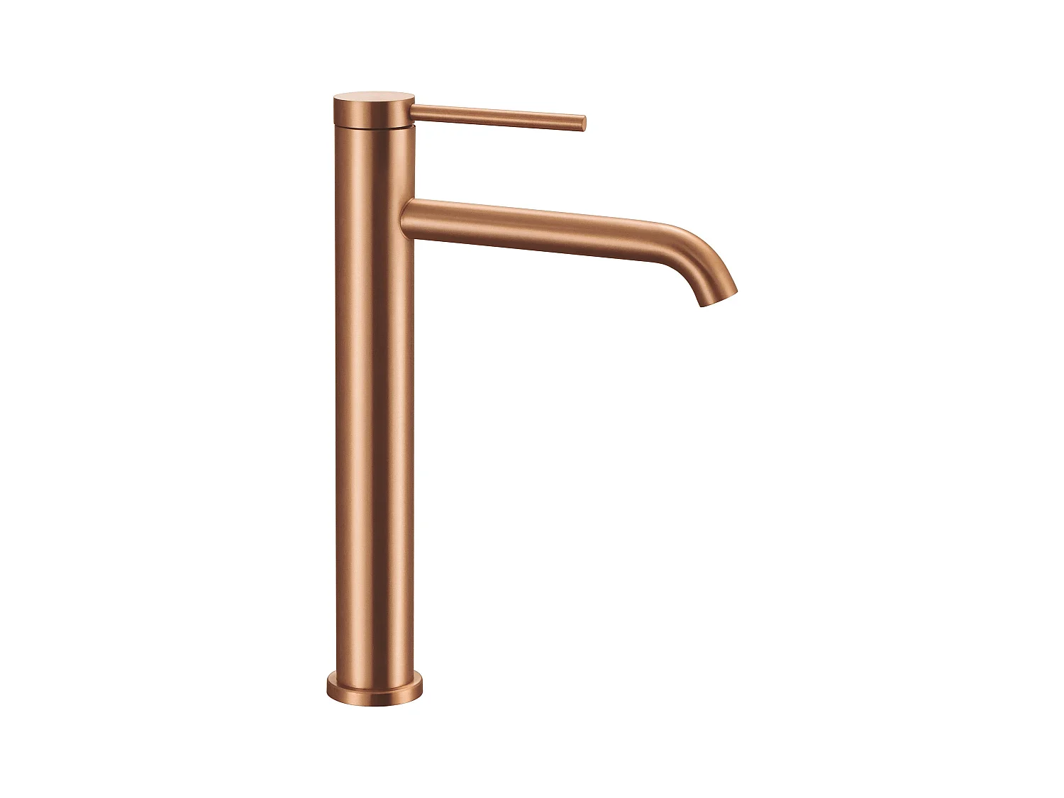 Torneira Para Lavatório Rea Clif High Brush Copper