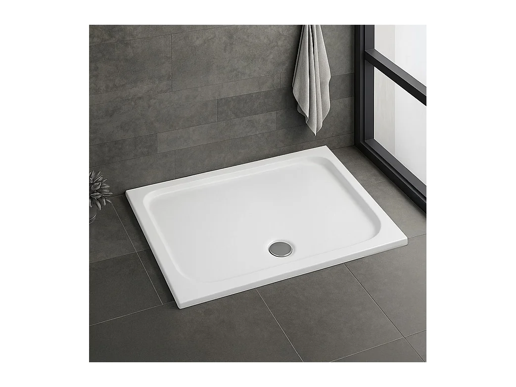 Receveur De Douche Rea Belmond 80X100 White