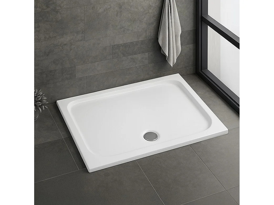 Duschtasse Rea Belmond 80X100 White