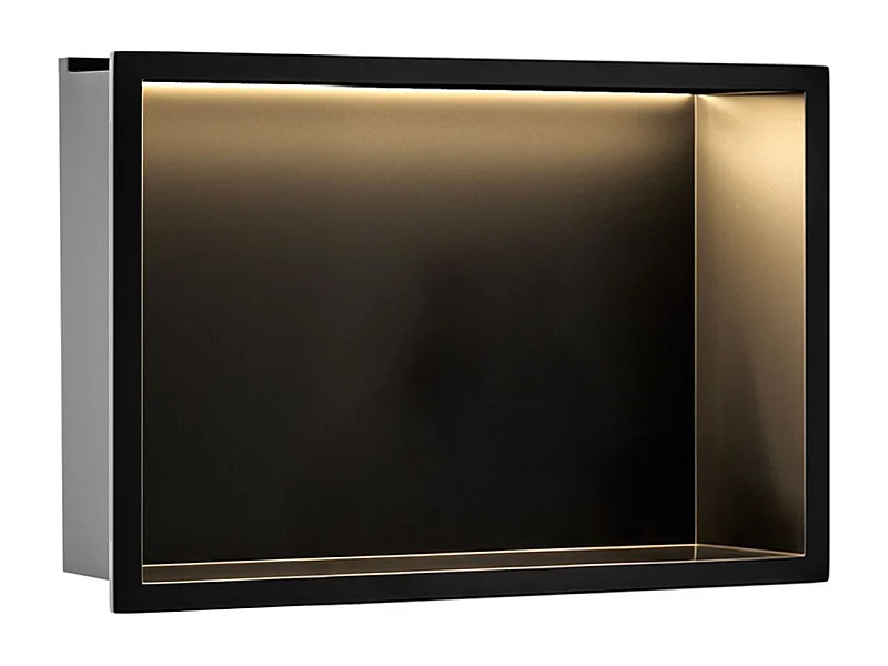 Nischenregal Rea 30X45 Led Black