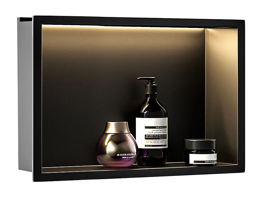 Nischenregal Rea 30X45 Led Black