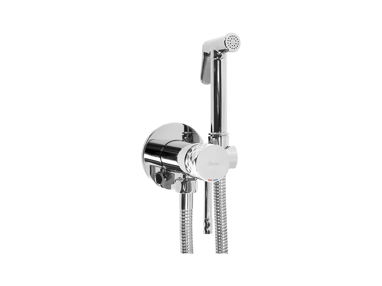 Rubinetto Bidet Rea Lungo Loop Diamond Chrome