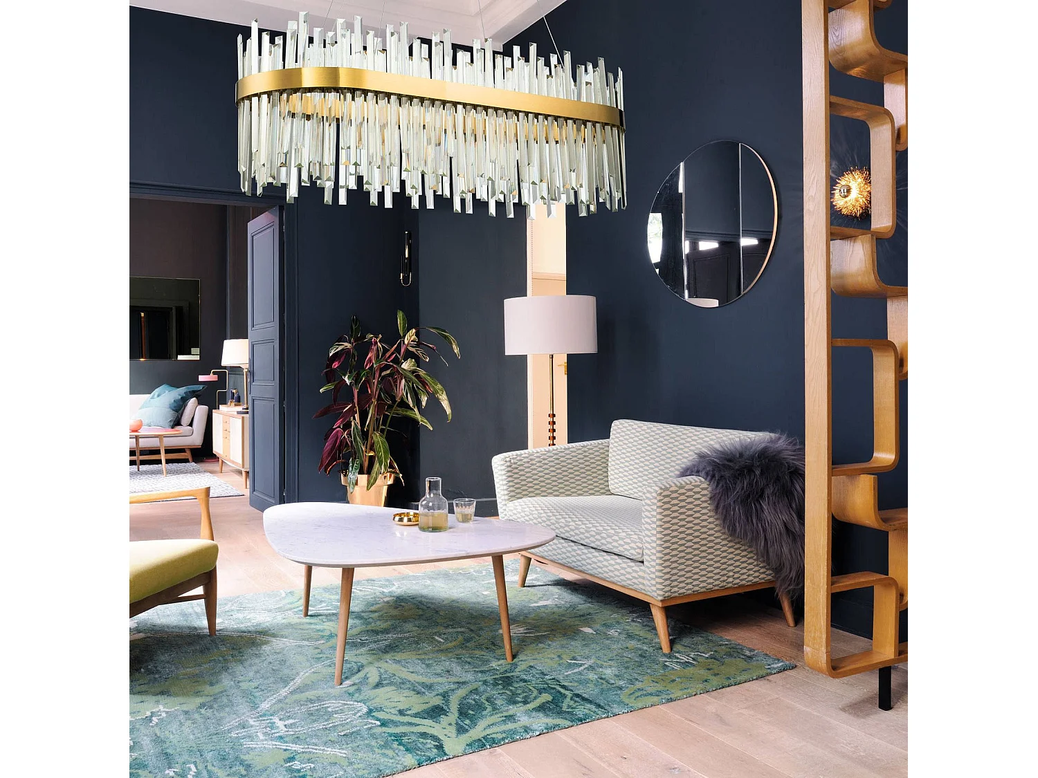 Lampe Suspendue Toolight App1513-Cp80 Brush Gold