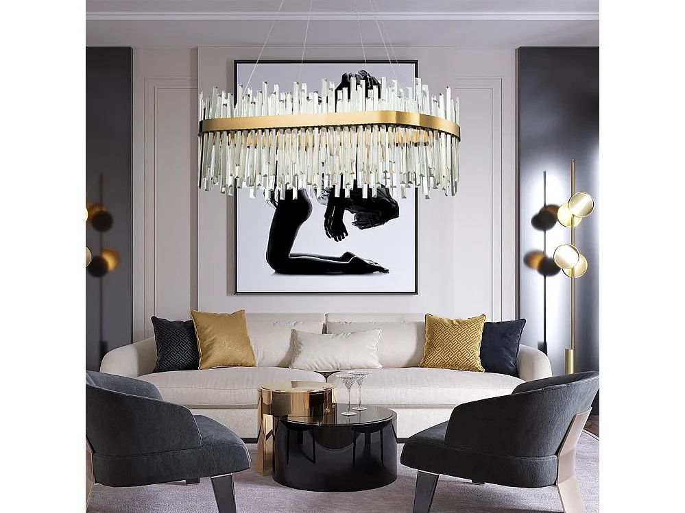 Lampe Suspendue Toolight App1513-Cp80 Brush Gold