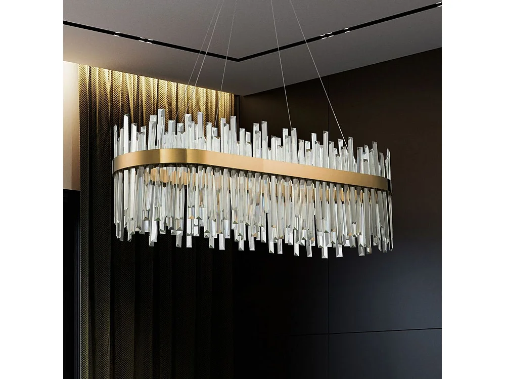 Candeeiro Suspenso Toolight App1513-Cp80 Brush Gold