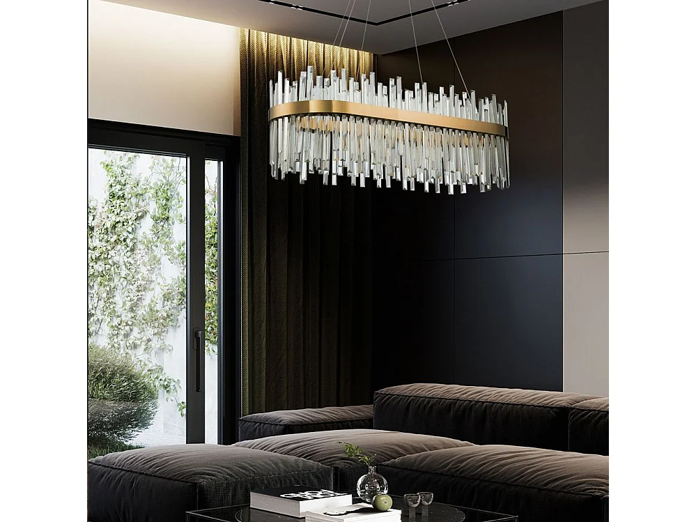 Candeeiro Suspenso Toolight App1513-Cp80 Brush Gold