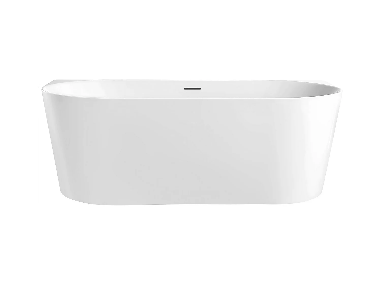 Baignoire Murale Rea Capri Slim 170 White