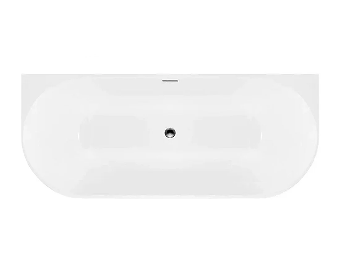 Baignoire Murale Rea Capri Slim 170 White