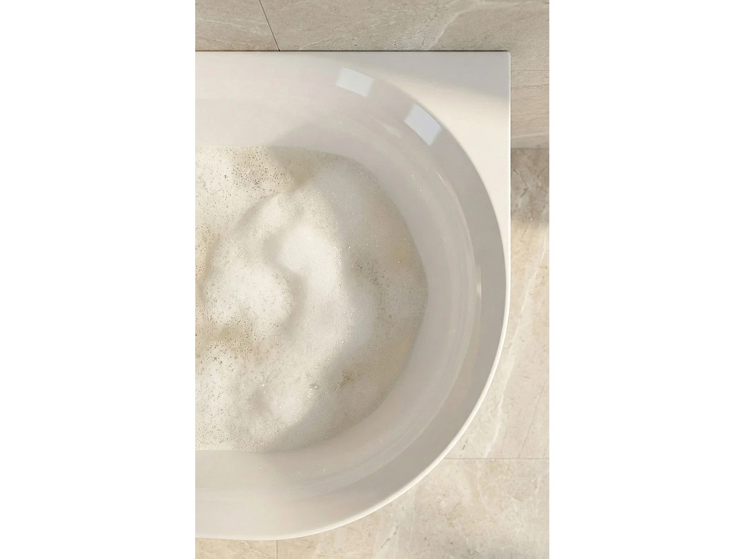 Baignoire Murale Rea Capri Slim 170 White