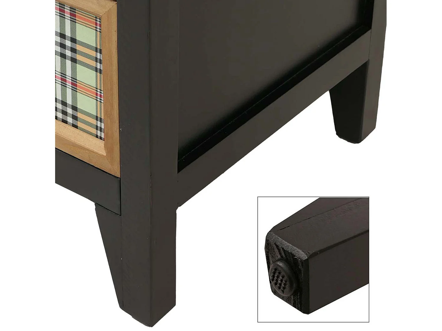 Commode de pharmacien MCW-O63,  Corps noir