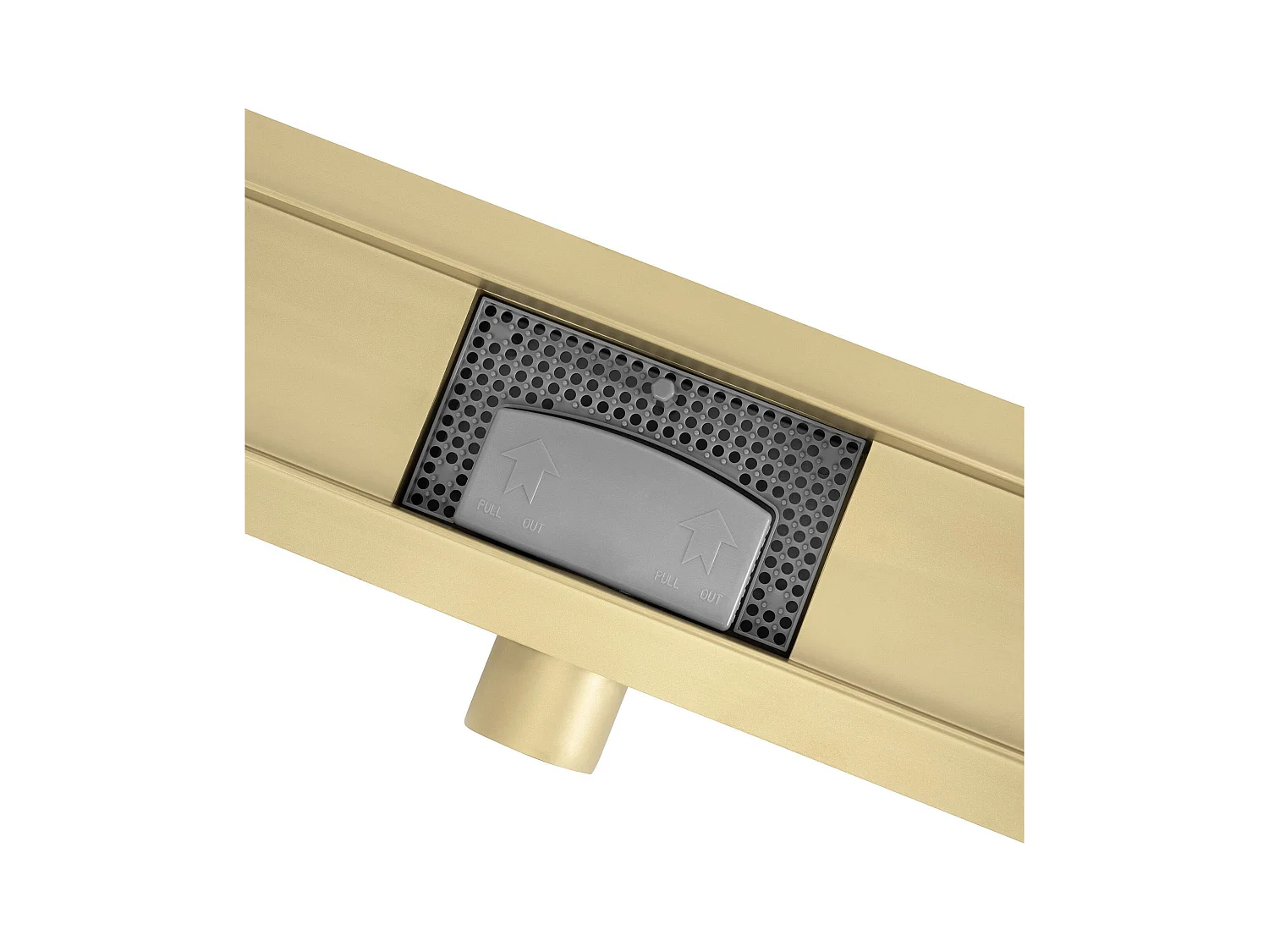 Lineaire Afvoer Rea Neox 70 Brush Gold