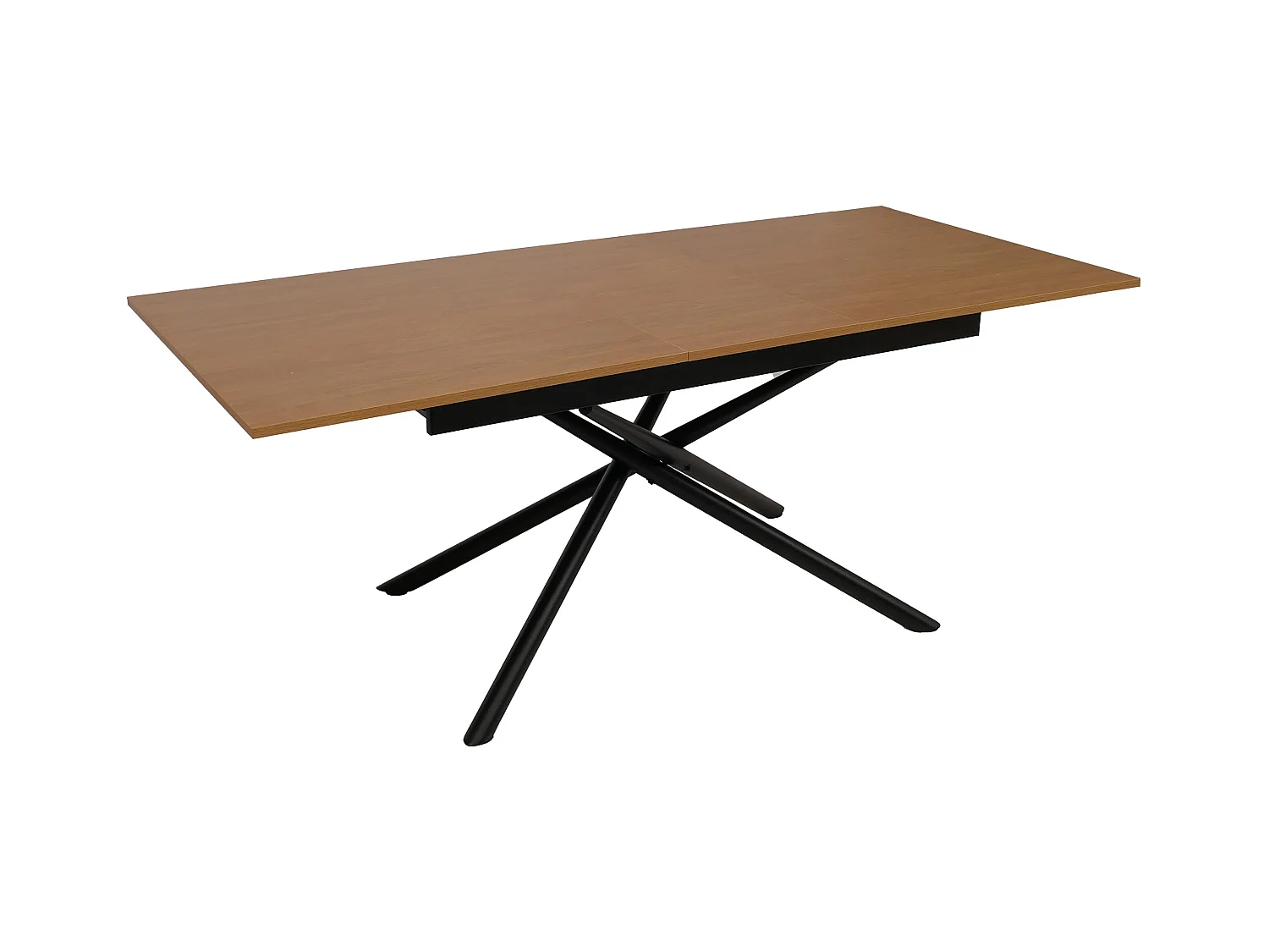 Esszimmertisch MCW-O57, Walnuss-Optik