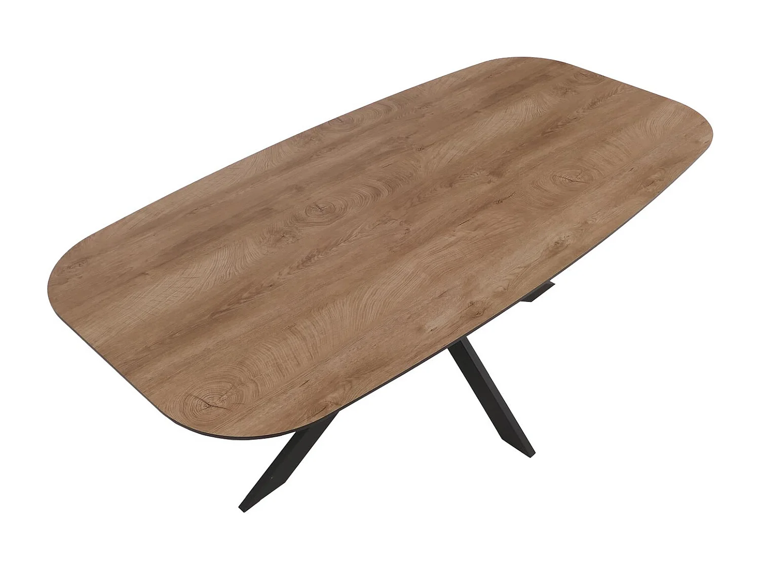 Spisebord MCW-O56,  valnødslook