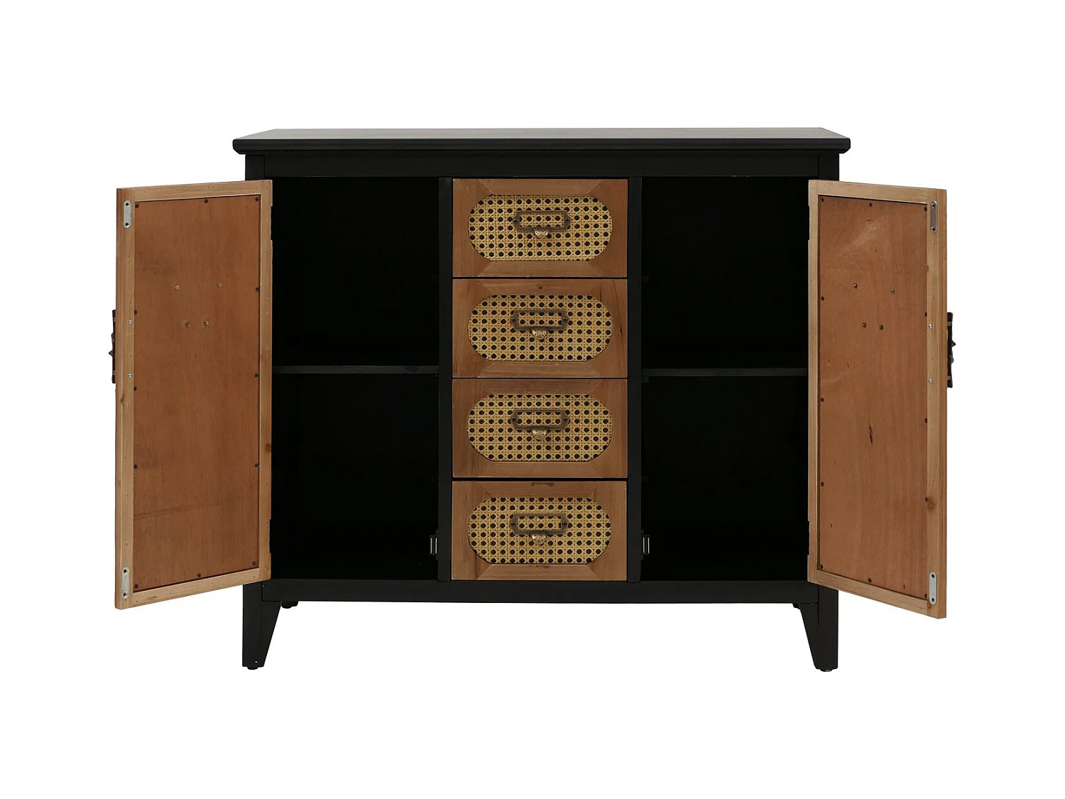 Apothekerkommode MCW-O63, Korpus schwarz