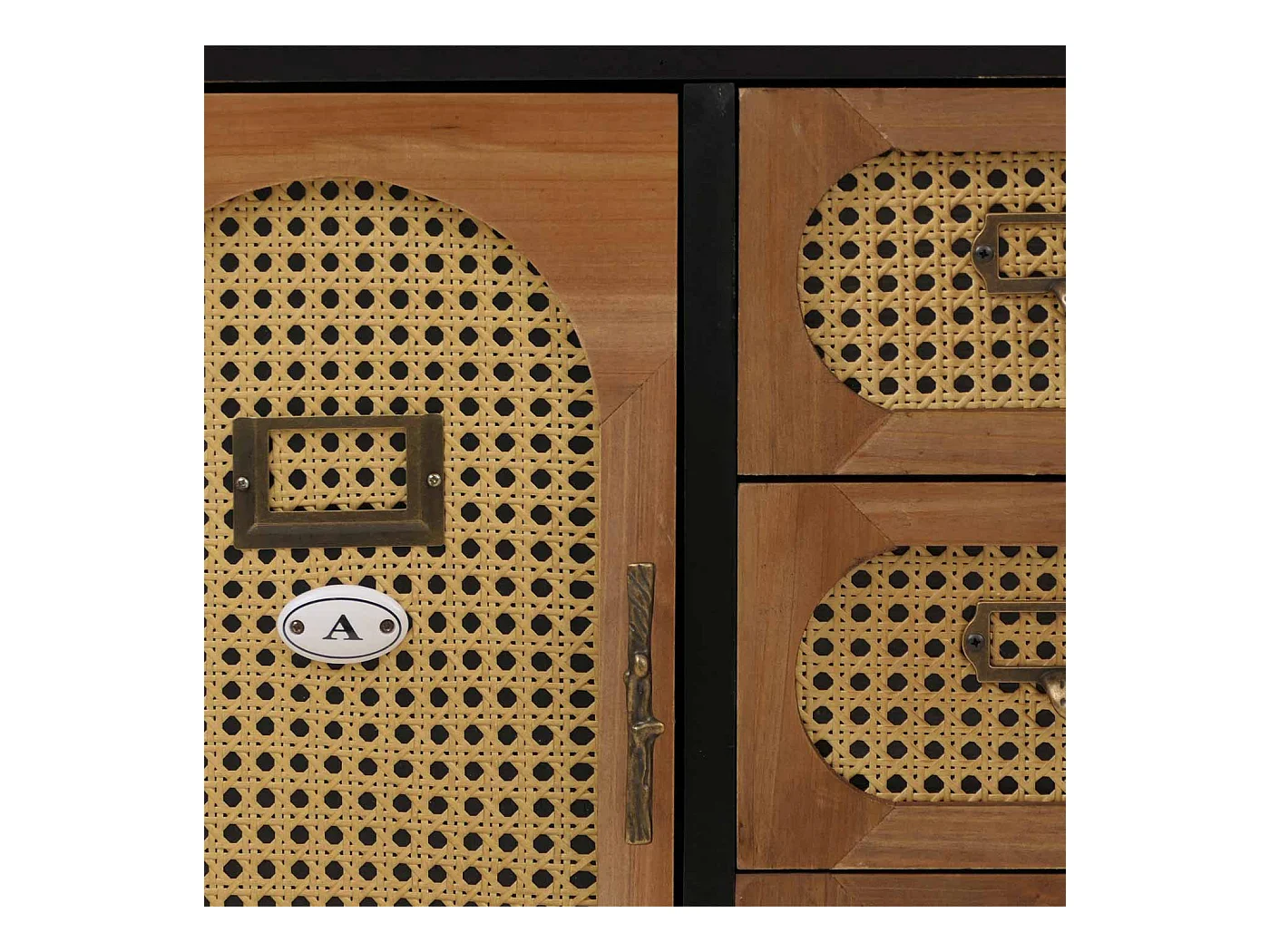 Apothekerkommode MCW-O63, Korpus schwarz