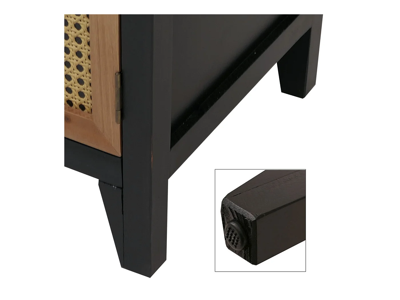 Apothekerkommode MCW-O63, Korpus schwarz