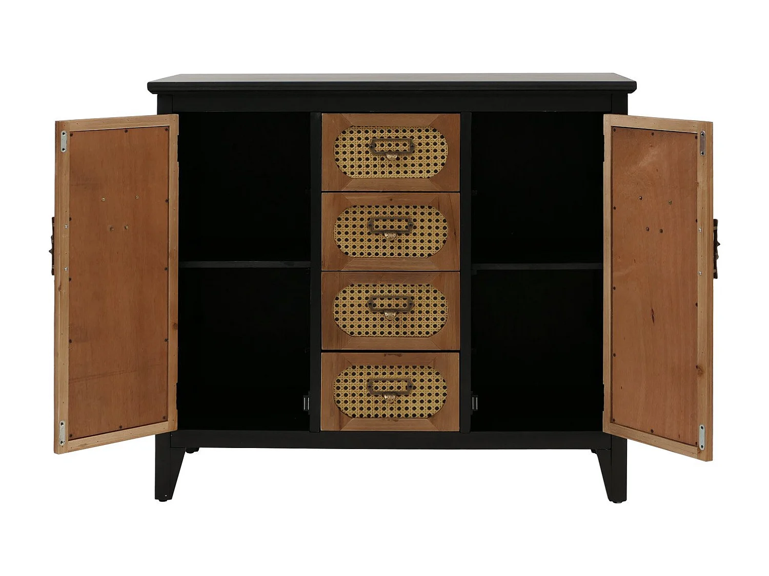 Apothekerkommode MCW-O63, Korpus schwarz