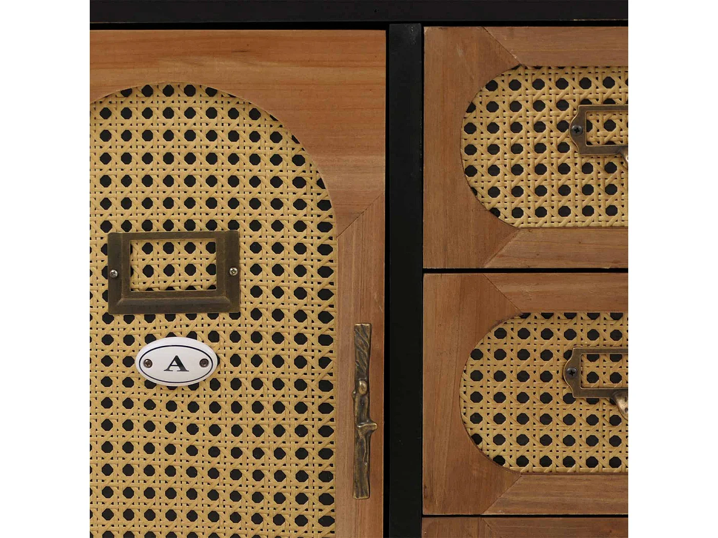 Apothekerkommode MCW-O63, Korpus schwarz