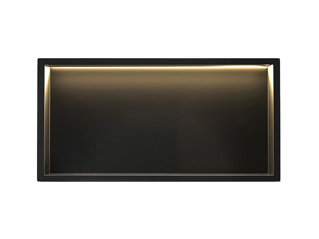 Étagère D'Encastrement Pour Salle De Bains Rea 30X60 Led Black