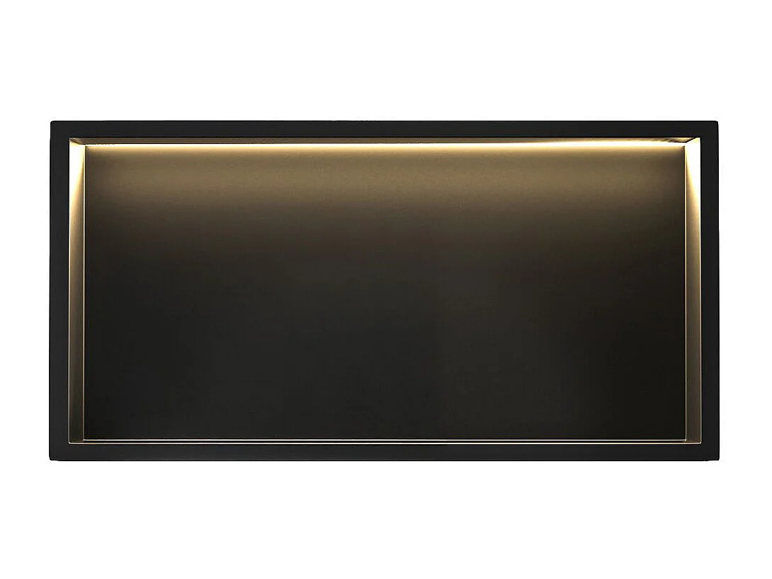 Prateleira De Banheiro Rea 30X60 Led Black