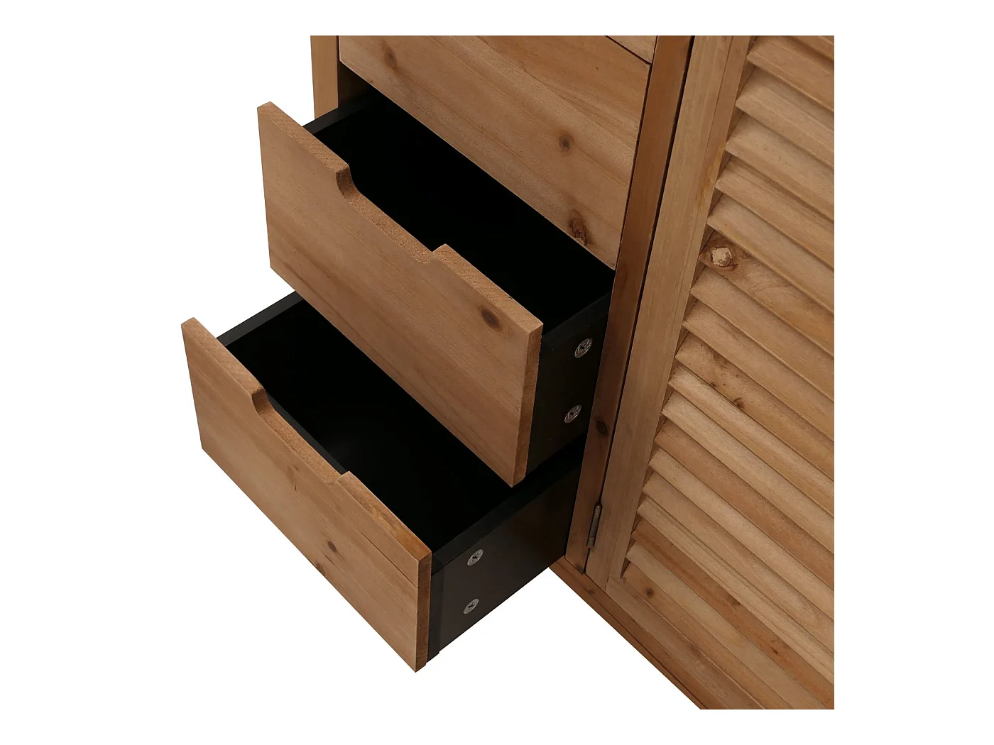 Komoda aptekarska MCW-O63,  Korpus w kolorze naturalnym