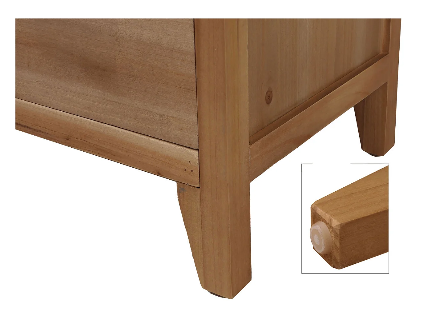 Komoda aptekarska MCW-O63,  Korpus w kolorze naturalnym