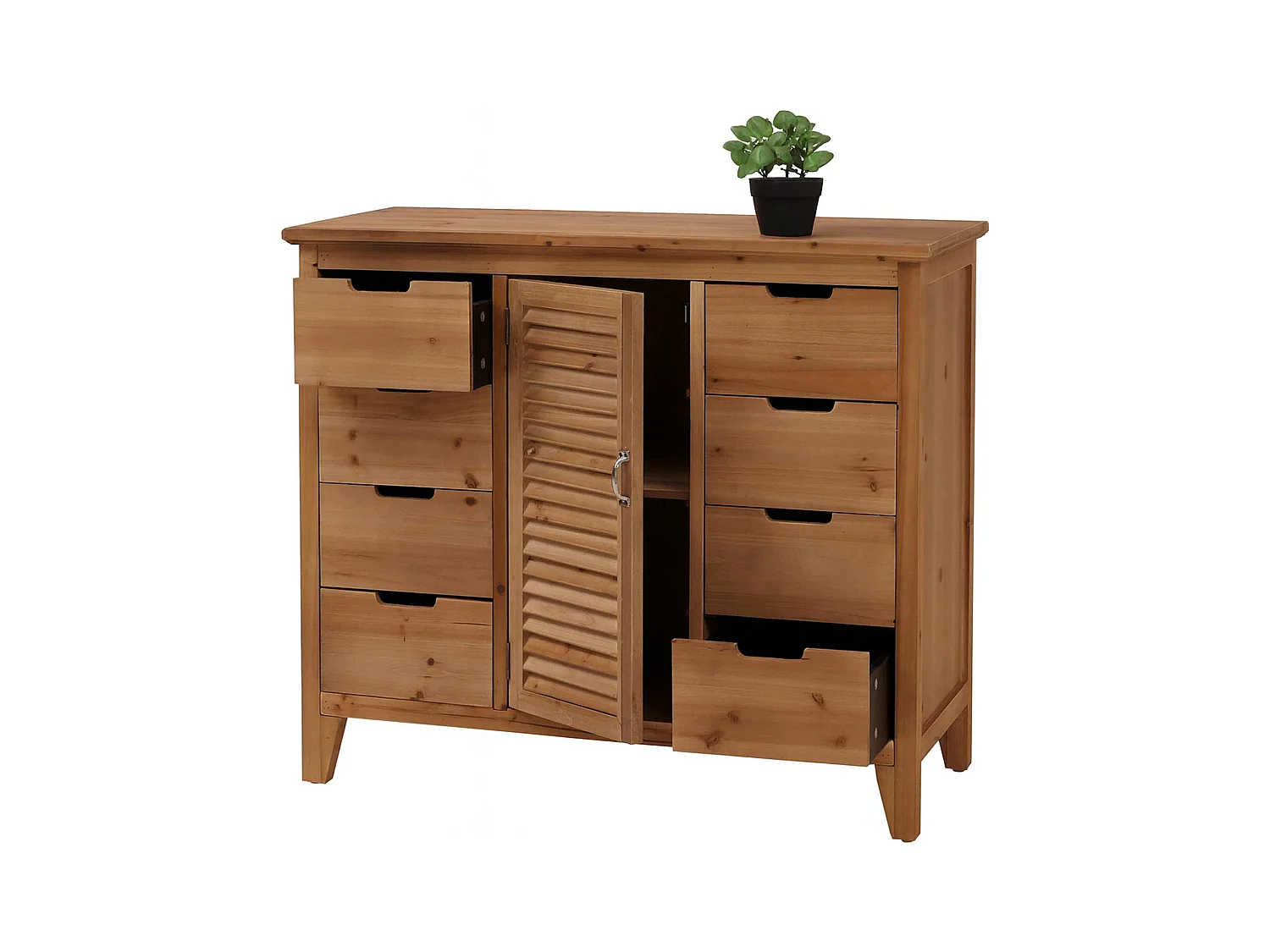 Commode de pharmacien MCW-O63,  Corps naturel