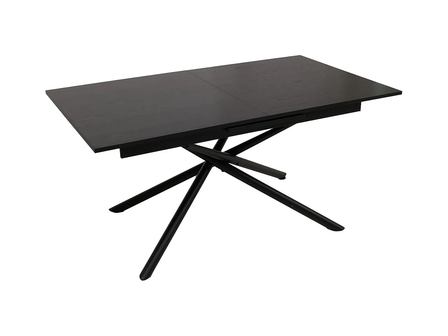 Stół do jadalni MCW-O57,  wygląd kamienia czarny