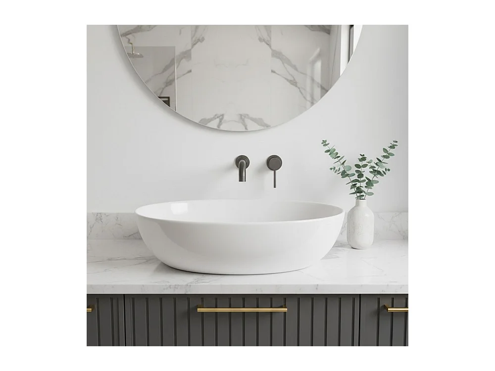 Torneira Oculta Rea Lungo Long +Box Titanium