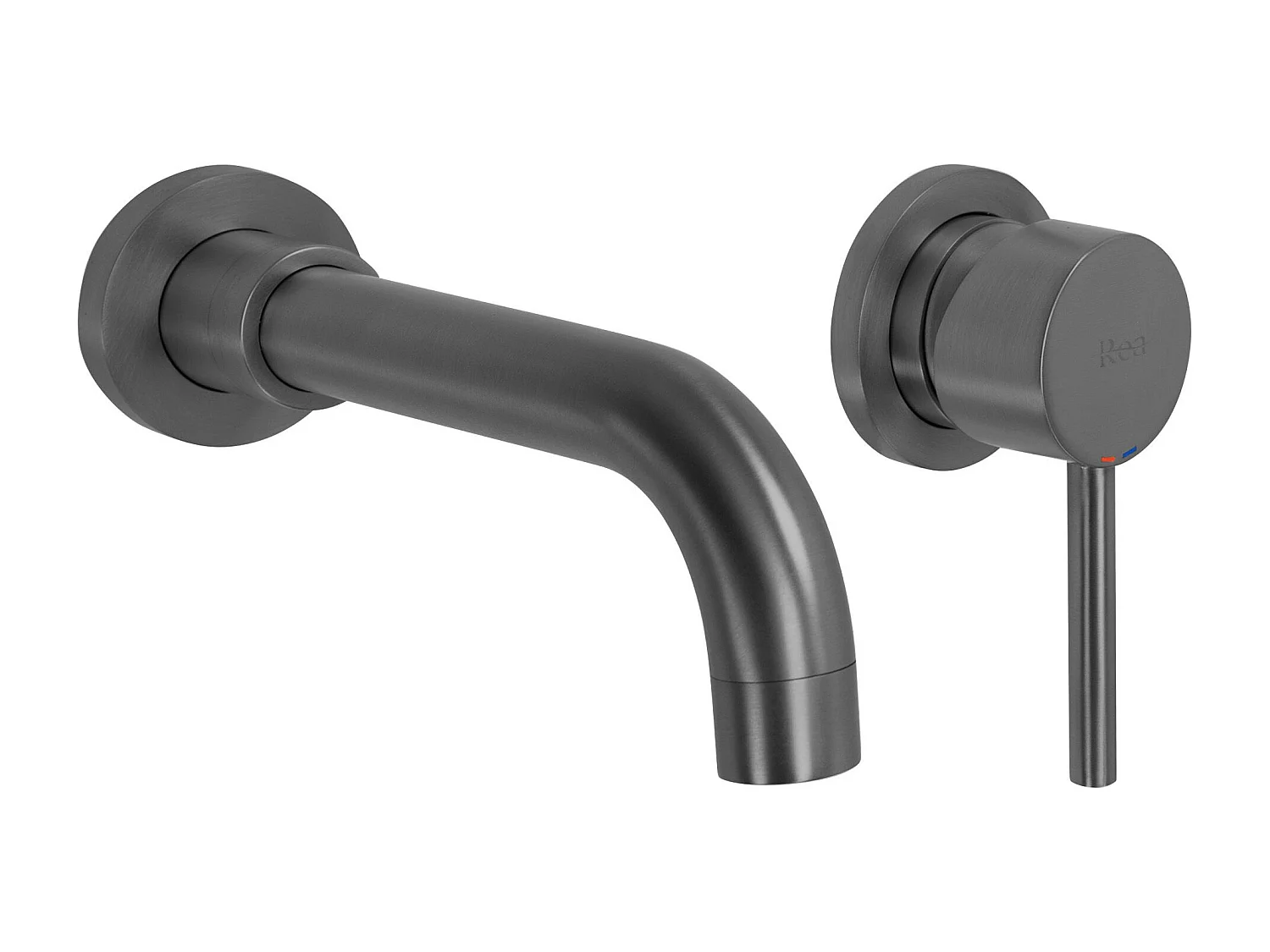 Robinet De Lavabo Encastré Rea Lungo Long +Box Titanium