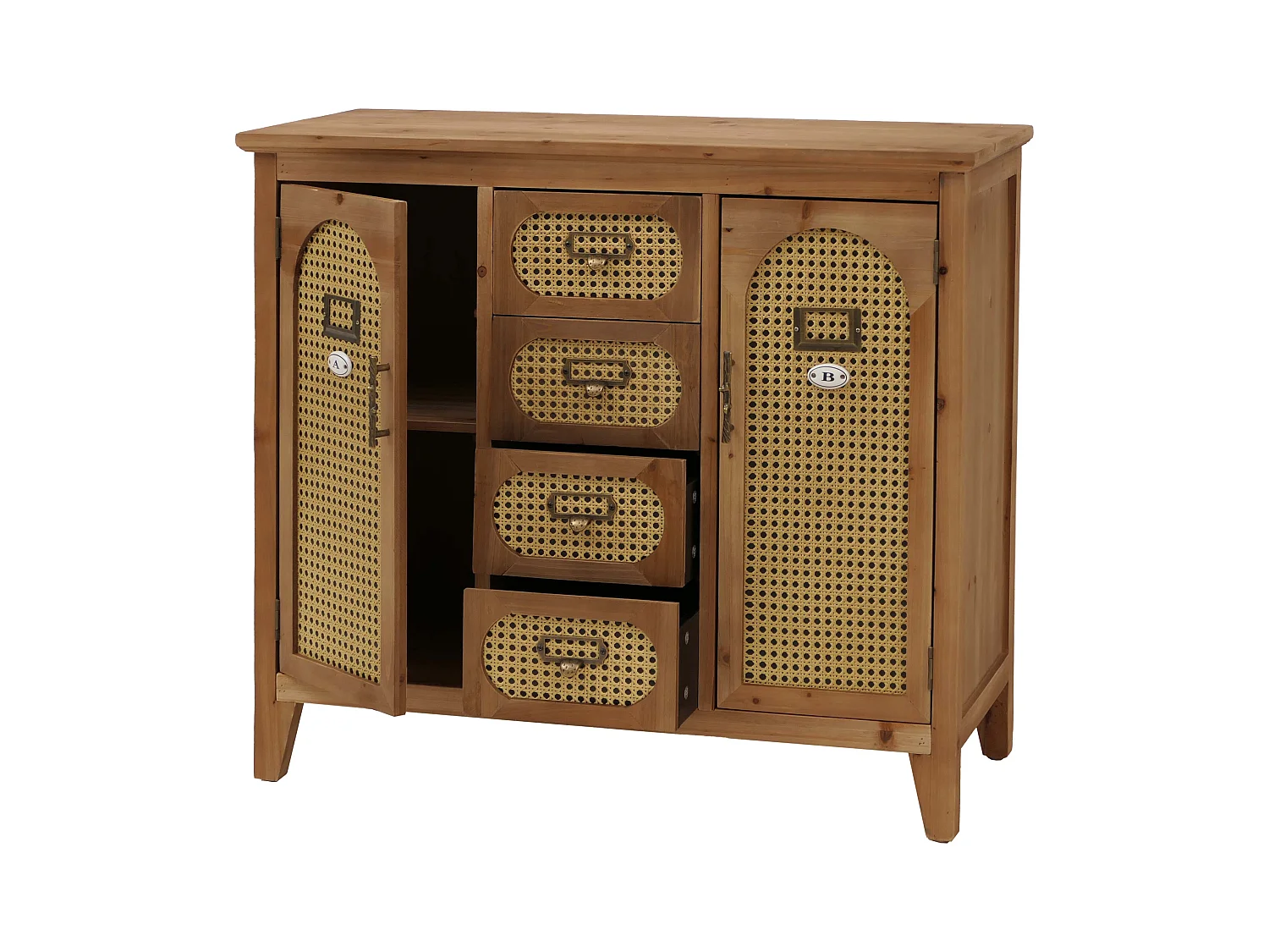 Apothekerkommode MCW-O63, Korpus natur