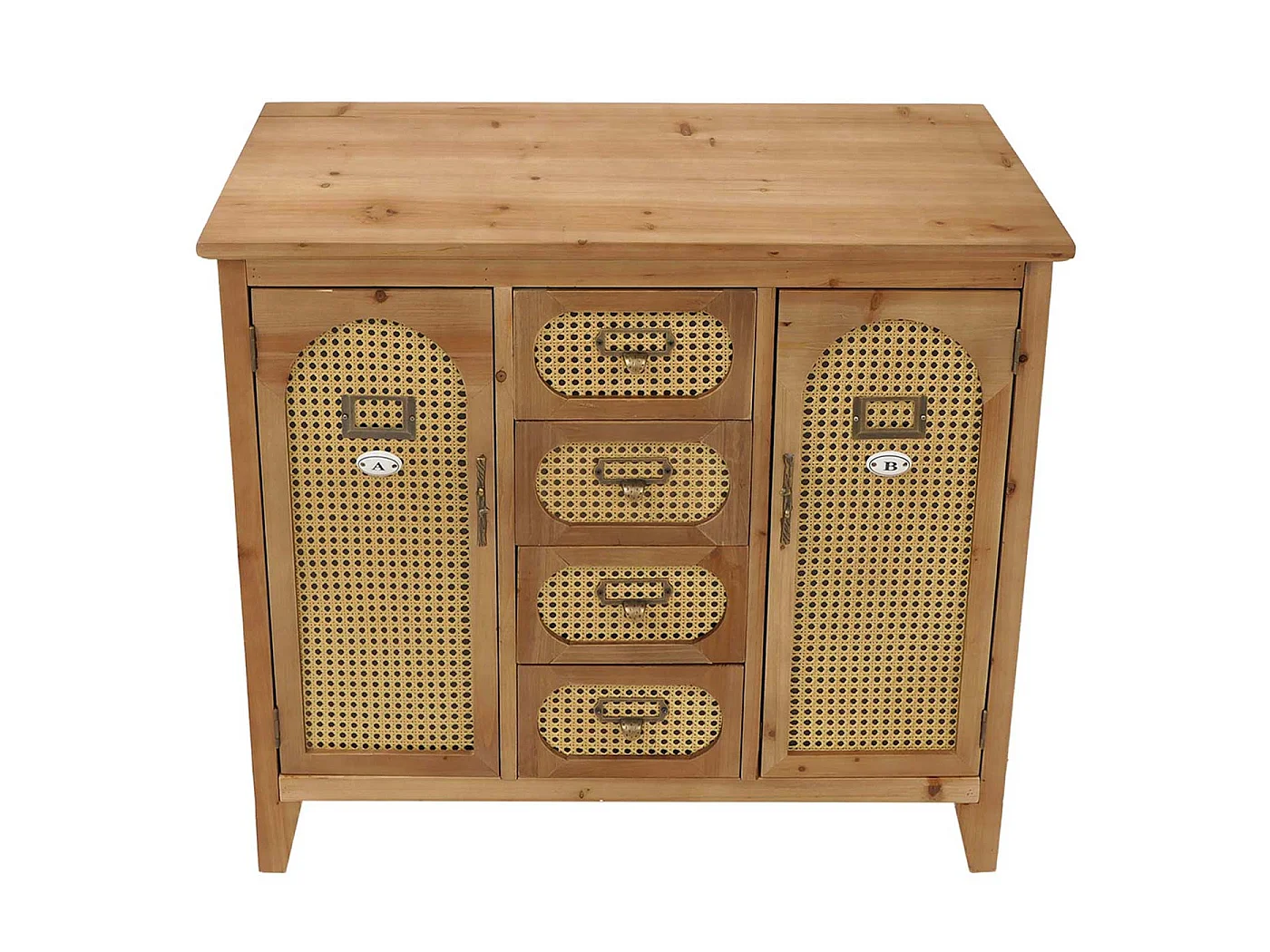 Commode de pharmacien MCW-O63,  Corps naturel