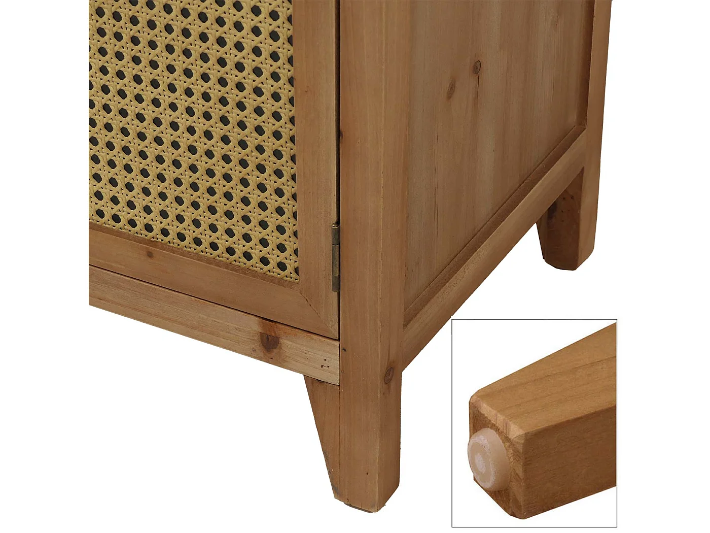 Commode de pharmacien MCW-O63,  Corps naturel