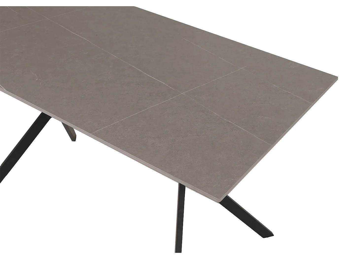 Esszimmertisch MCW-O58, Grau