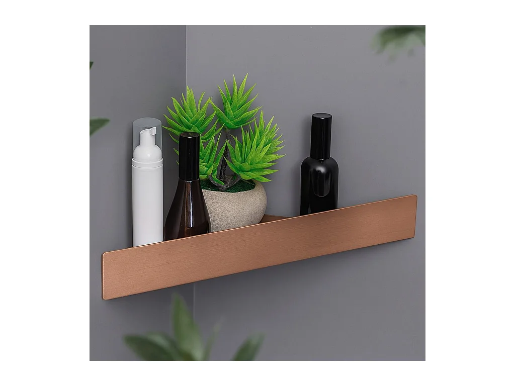 Badezimmer-Duschregal Rea Sf07 Brush Copper